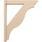 Ekena Millwork 6-in W x 36-in D x 44-in H Funston Slat Rough Cedar Woodgrain TimberThane Outlooker, Primed Tan OUTUR060X36X44FST24RCPR - alternate 6